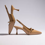 Ines Pump In Tan Leather