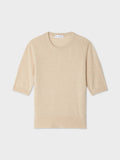 Cashmere Elbow Sleeve Tee