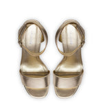 Dolly Sandal In Gold Metallic Leather