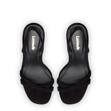 Annie Sandal In Black Suede