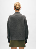 Cashmere Waffle Standneck