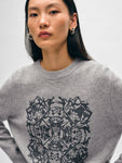 Cashmere Fairytale Embroidered Crewneck