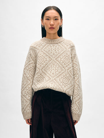 Alpaca Blend Nordic Crewneck