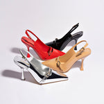 Ines Hi Pump in Black Patent Leather