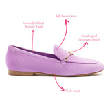 Katherine Loafer In Lilac Suede