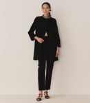 ANNEMARIE CASHMERE BLEND COAT -- BLACK