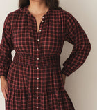 ANNIKA DRESS -- ROUGE COUNTRYSIDE PLAID