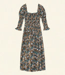 BIJOU DRESS -- BLEU ARBOR FLORAL