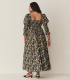 BIJOU DRESS -- BLEU ARBOR FLORAL