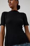 Baserange Omato Short Sleeve Tee in Black