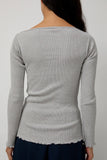 Baserange Tav Long Sleeve in Grey Melange