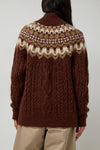 Batoner Nordic Mohair Turtleneck in Brown