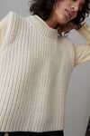 DYLAN SWEATER VEST | CREAM HIGHLAND WOOL