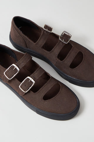 SIMONA SNEAKERS | CHOCOLATE CANVAS