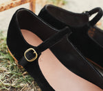 MARY JANE SLIPPER -- BLACK