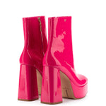 Dolly Boot In Pink Patent Leather