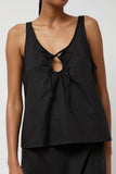 Deiji Studios U Shaped Top in Black