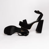 Dolly Sandal In Black Suede