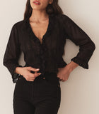 ELDORIS TOP -- BLACK