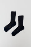 Exquisite J Short Cotton Viscose Socks in Navy