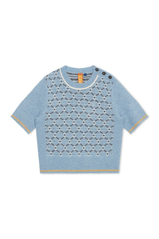 NONAME GEO JACQUARD SWEATER TEE