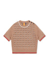 NONAME GEO JACQUARD SWEATER TEE