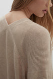 HOLLY MESH LONGLINE CASHMERE CARDIGAN