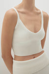 LEXIE CROPPED CASHMERE TANK