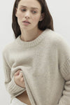 GISELLE SILK CASHMERE CREWNECK SWEATER