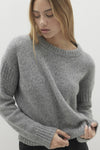 GISELLE SILK CASHMERE CREWNECK SWEATER