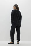 AGNES BRUSHED CASHMERE CREWNECK SWEATER