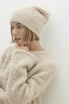 FRAN TEDDY CASHMERE BLEND BEANIE