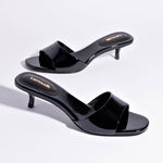 Greta Mule In Black Patent Leather