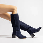 Ricky Boot In Dress Blue Suede