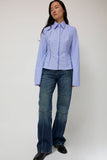 Façon Jacmin Cila Fitted Shirt in Blue