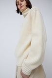 Girls of Dust Fly Deck Sweater in Off White