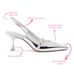 Ines Pump In Silver Specchio