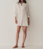 JORA LINEN DRESS -- SALT