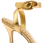 Verona Sandal In Gold Metallic Leather