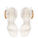 Verona Sandal In White Leather