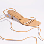 Sara Sandal In Tan Leather