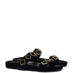 Milan Piccolo Slide In Black Velvet