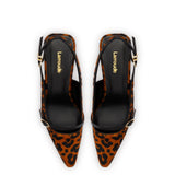 Ines Pump In Leopard Print Calf Hair