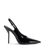 Larroudé x Altuzarra Pump In Black Patent Leather