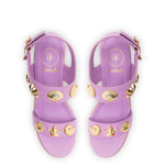 Madison Espadrille In Lilac Leather