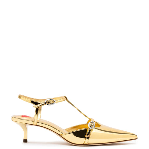 Grace Pump In Gold Specchio