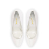 Michelle Pump In White Patent Leather