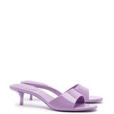 Greta Mule In Lilac Patent Leather