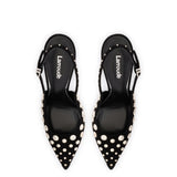 Kaitlan Studs Pump In Black Suede