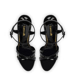 Angelina Sandal In Black Patent Leather